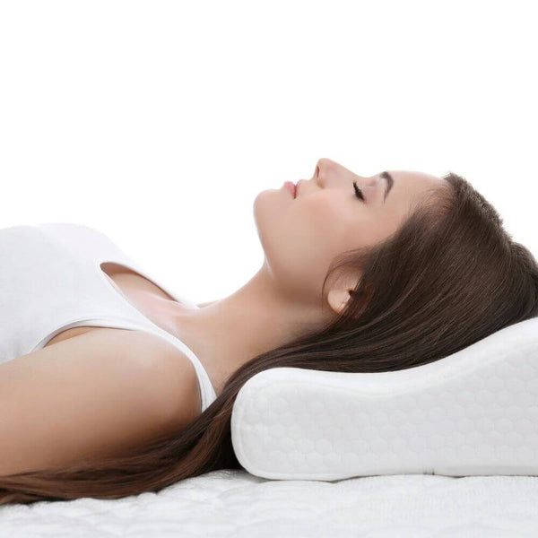 oreiller ergonomique cervical à mémoire de forme, oreiller mousse