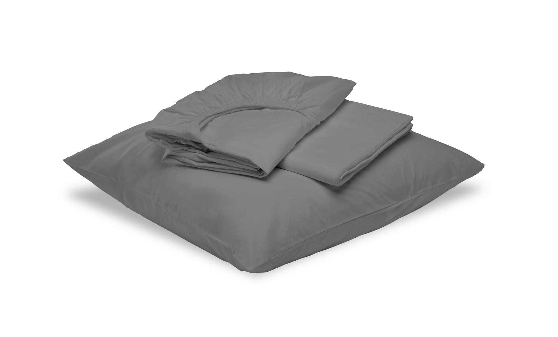 Parure percale anthracite anti acariens