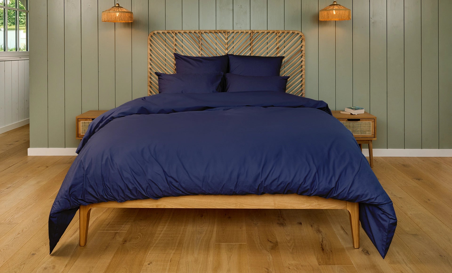 Parure percale de coton