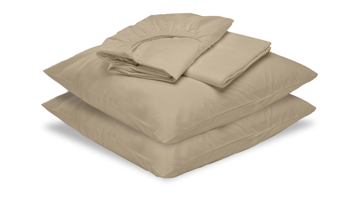 Parure de percale de coton Taupe