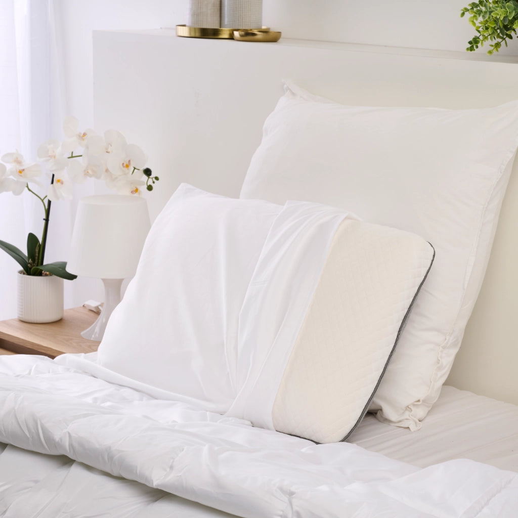 Pack Oreiller Asclépios et taie satin de coton